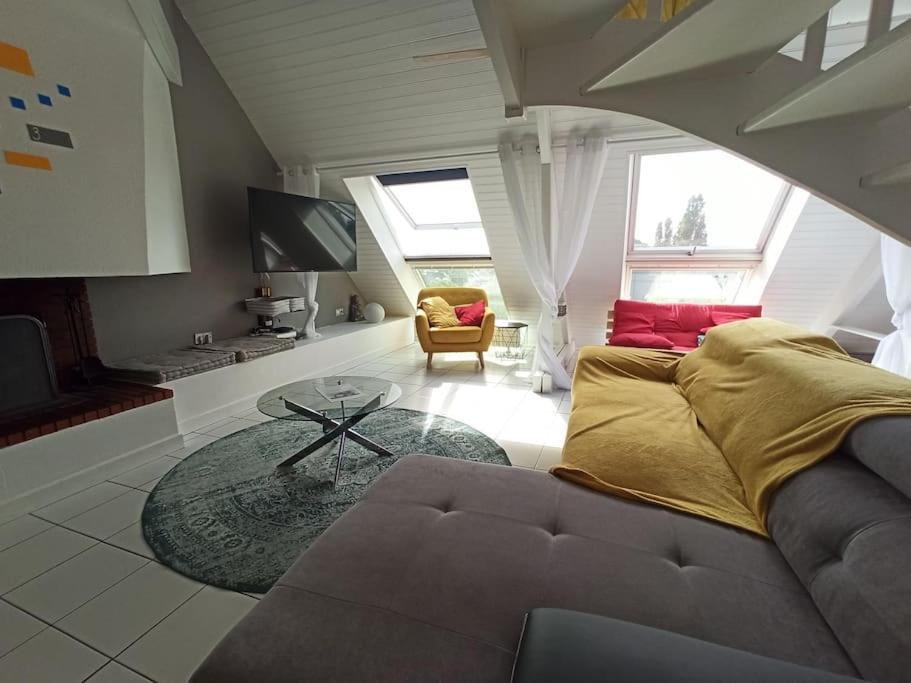 شقة Superbe Loft 90M² Proche Parc Expo نانت المظهر الخارجي الصورة